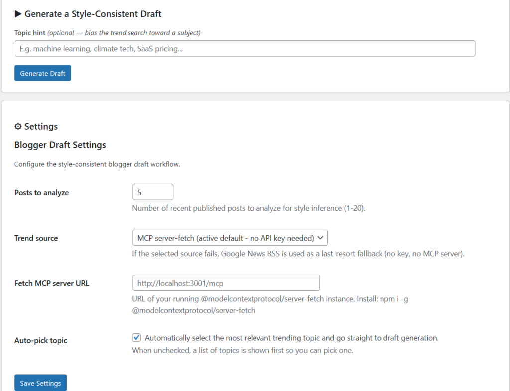Blogger Draft Feature